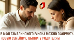 В МФЦ Тамалинского района можно оформить новую семейную выплату родителям